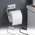 thumbnail image 1 of Feltree Wall-Mounted 180-Degree Rotation Toilet Paper Holder, Stainless Steel Tissue Roll Rack for Bathroom and Kitchen, 1 of 8