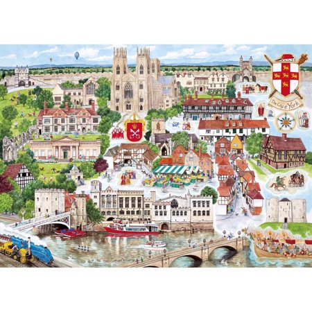 Gibsons Puzzle 1000 Piece York (G6265) 19" x 27" | Walmart Canada