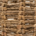thumbnail image 6 of happimess Laurel 19.49" Bohemian Hand-Woven Abaca Hamper Basket with Handles, Natural, BSK1003A, 6 of 10