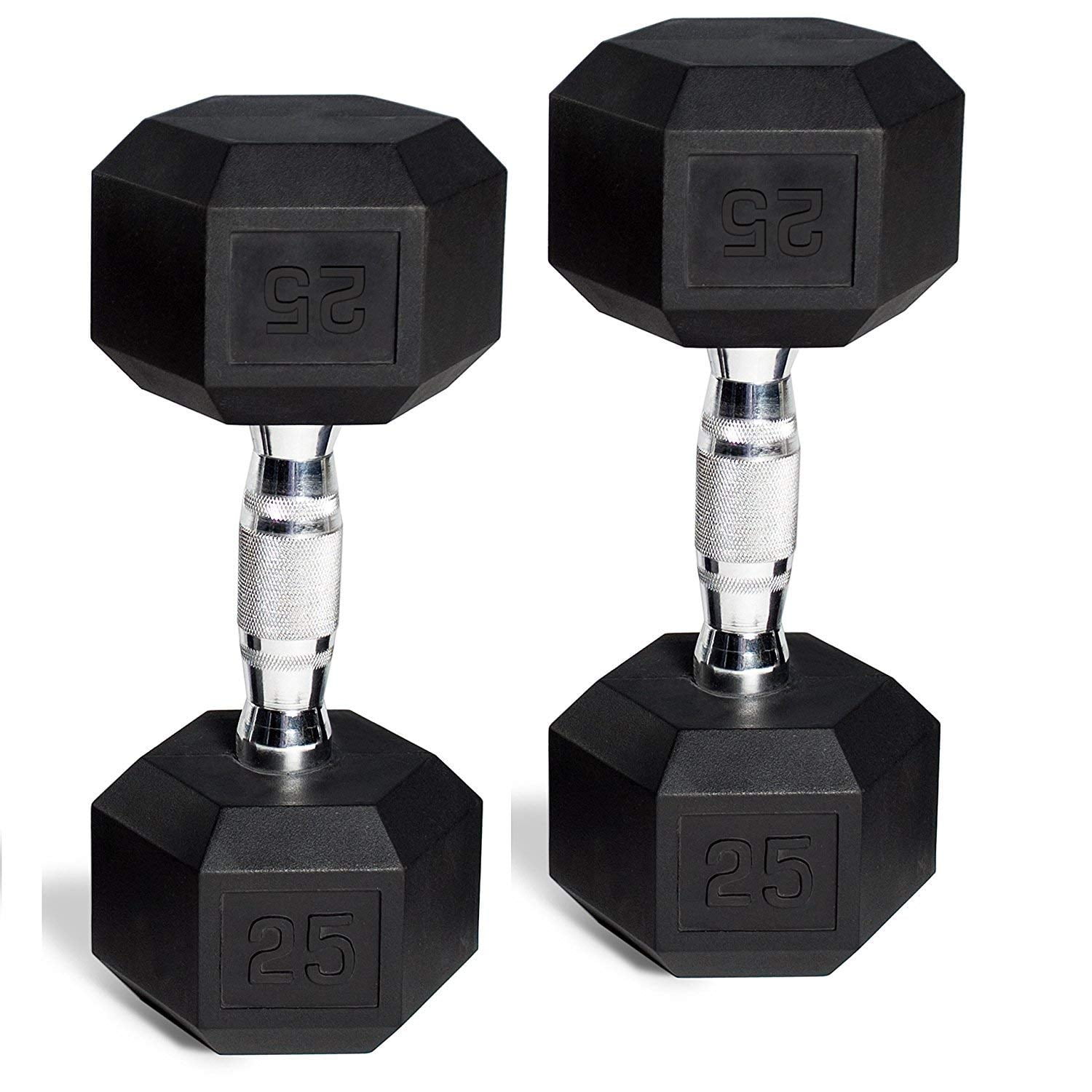 Details about   NEW CAP RUBBER HEX DUMBBELLS Weight 5-100LBs  CAP Barbell Coated SET OF 2 FIXED 
