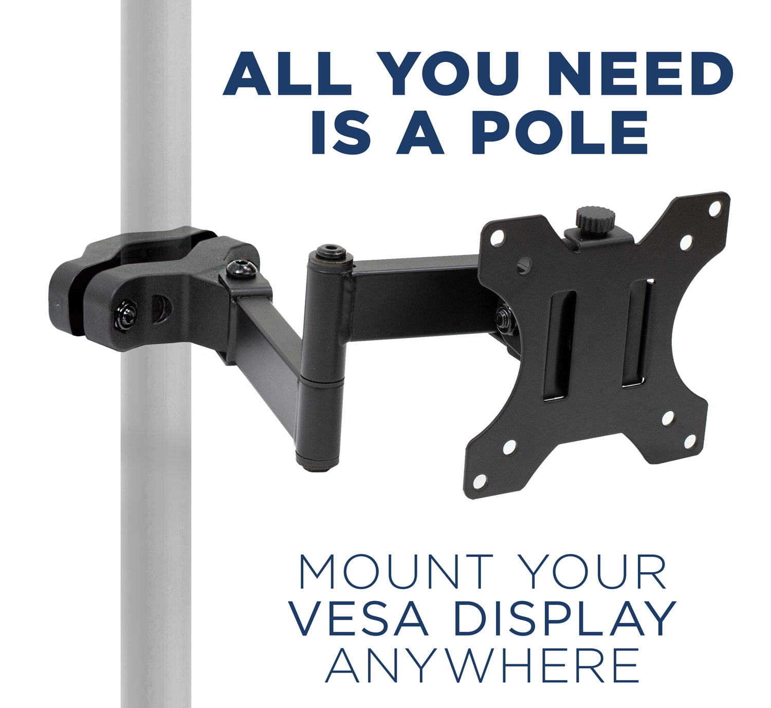 Does an extension arm that you can attach on a vesa mount exist? See  picture. : r/pcmasterrace