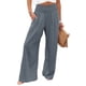 thumbnail image 1 of Pantalones Sonducket de Mujer Casual Pierna Ancha Gris XXL, 1 of 1