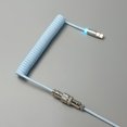 thumbnail image 2 of Cable En Espiral Cable en espiral tipo C a USB Cable en espiral chapado en oro para teclado mecánico, 2 of 8