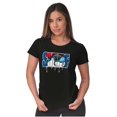 thumbnail image 4 of Cool Urban Papa Smurf Logo Drip Women's T Shirt Ladies Tee Brisco Brands S, 4 of 5