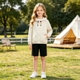 thumbnail image 6 of PureCasa Girls Windbreaker Hooded Jackets Lightweight Solid Color Zippered Hooded Casual Loose Jacket Sun Protection Top, 6 of 8
