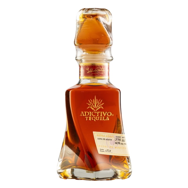 Tequila Adictivo Extra Añejo 100% Agave 375 ml Adictivo Tequila Extra Añejo