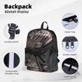 thumbnail image 4 of Goofa Moonlit Crow Blossoms Printed Backpack,Laptop Backpack,Durable Anti-Theft Travel Work Backpack,Water-resistant Backpack, 4 of 9