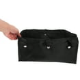 thumbnail image 2 of Bolsa extra grande para andador debajo del asiento, organizador para andador desmontable, andador con andador de 4 ruedas, marco de silla de ruedas, bolsa de almacenamiento de repuesto, 2 of 7