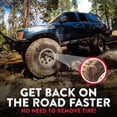 thumbnail image 4 of GlueTread Complete Off-Road Tire Repair Kit | Repair Any Kind of Tire Puncture | Includes Sidewall Tire Repair Patches, Plugs and One Colby Emergency Valve Stem | Improved Rubber Cures in 10 Minutes, 4 of 8