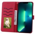 thumbnail image 5 of Dteck iPhone 7 Solid Color Wallet Case,PU Premium Leather Flip Kickstand Ultra-Slim Cover for iPhone for iPhone 7/ 8 / SE 2020 4.7 inch,Red, 5 of 8