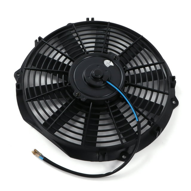 Electric Radiator Slim Fan,12in Electric Radiator Cooling Electric Radiator Fan Universal Slim Fan Precision Engineered