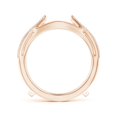 thumbnail image 2 of ANGARA Lab Grown Diamond Cathedral Ring Wrap for Women in 14K Rose Gold (Size-1.7mm| Color-F-G| Clarity-VS) | April Birthstone, Anniversary, Jewelry Gift for Women | Lab-Grown Diamond Ring, 2 of 4