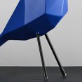 thumbnail image 4 of Diseño Geométrico Resina Azul Origami Adornos De Aves Decoración De Escritorio De Oficina Talla L Sunnimix Estatua de resina, 4 of 8