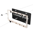 thumbnail image 5 of 2 Pieces Hedgehog with Apple  Metal License Plate Frame with Screw Caps, 2 Holes License Plate Frame Car Tag Cover Holder for Us Standard Vehicles, 5 of 14