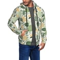 thumbnail image 2 of Naloa Hawaiian Style Men’s Hoodies, Zip up Hoodie, Sweatshirts,Hoodies for Men Sizes S-3XL-Medium, 2 of 5