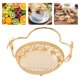 thumbnail image 1 of Bandeja De Frutas Vintage, Cesta De Comida Portátil, Desmontable, Uso Versátil, Material Metálico Para Refrigerios, Nueces, Té Para Reuniones En El Hogar, 1 of 7
