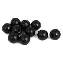 Unique Bargains M6 Female Thread Furniture Lathe Machine Plastic Ball Knob Pull Handle Black 10Pcs