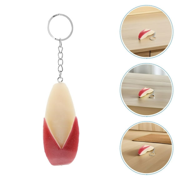 ELAYARD Realistic Keychain Zinc Alloy PVC Trendy Backpack Charm 3Pcs