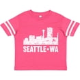 thumbnail image 3 of Inktastic Seattle Skyline Grunge Boys or Girls Toddler T-Shirt, 3 of 5