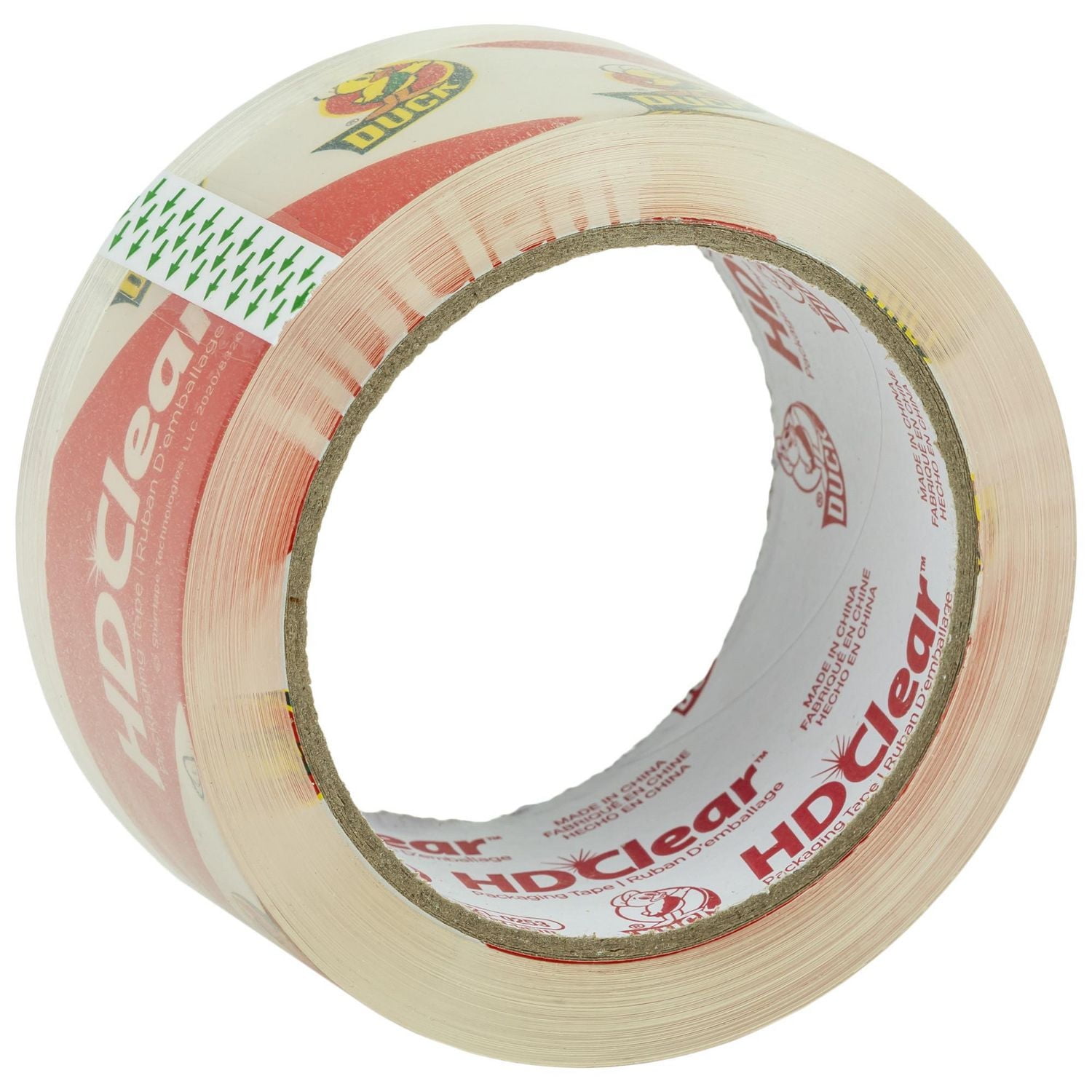 Duck Brand HD Clear Heavy Duty Packing Tape, 1.88 in. x 54.6 yd., 4 Rolls