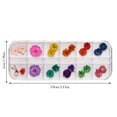 thumbnail image 2 of 12 Color Dry Flower Kit With 24 Unique Stickers For Long Lasting Manicure Decoration Design, 2 of 5