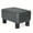 Dark Gray, variant on Small Modern PU Leather Rectangular Ottoman Footrest Stool, Compact Upholstered Foot Stool for Office, Bedroom & Living Room Home Furniture