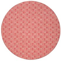 Furnishmyplace Abstract Indoor/Outdoor Commercial  Color Rug - Red, Area Rugs 4' Round