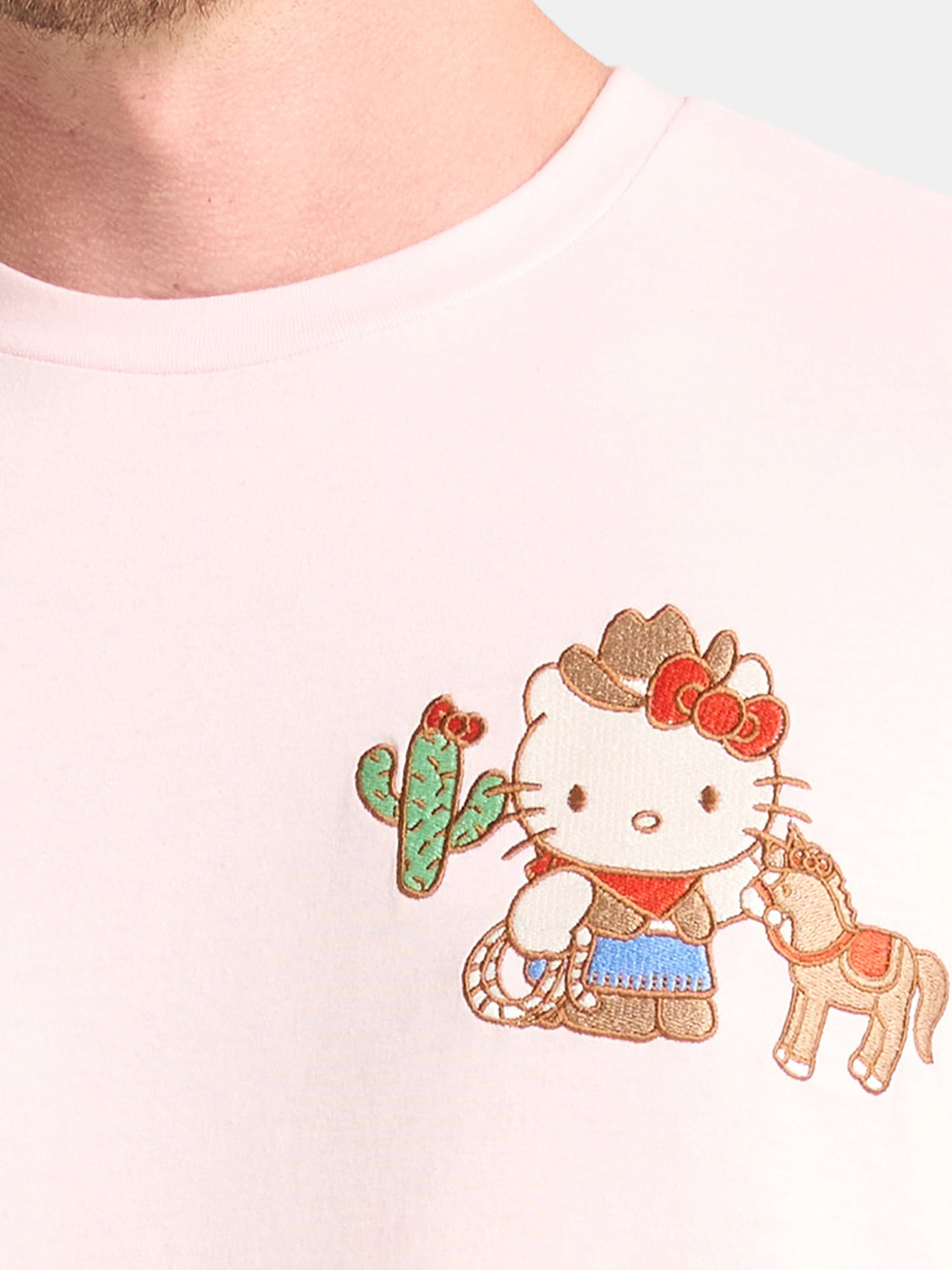 Hello Kitty & Friends Men's and Big Men's Front Back Graphic Tee with Short Sleeves, Sizes S-3XL