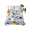 Blue Yellow Gray, variant on Queen Flat Sheet Only Farm Lemon Fruit Leaves Soft Microfiber Cooling Bedding Sheets Blue and White Porcelain Texture Flat Bed Sheet