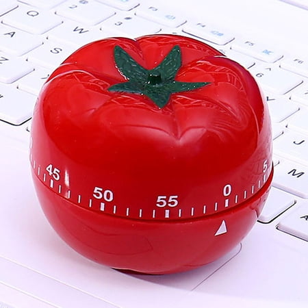 WRISTBIQUE Red Manual Mechanical Kitchen Timer for Cooking Baking and Precise Countdown Timing