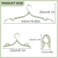 thumbnail image 5 of 20 PCS Portable Travel Hangers - Space-Saving Folding Clothes Hangers for Home, Camping & Travel, 5 of 5
