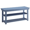 thumbnail image 2 of Convenience Concepts Banc Utilitaire Oxford pour Vestiaire et Entrée, Fini Bois Bleu, 2 of 3