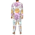 thumbnail image 5 of Kll Donuts And Coffee Sleepwear Mens Flannel Pajamas,Long Cotton Pj Set, 5 of 9