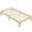 Natural wood, variant on UBesGoo 12" Wood Platform Bed Frame / Solid Wood / Mattress Foundation with Wood Slat Support / No Box Spring Needed, Full