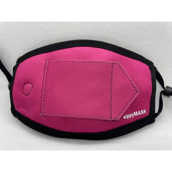 Child sippyMASK (Pink) w/ Adjustable Ear Loops (ages 6-14)