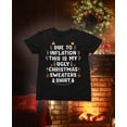 thumbnail image 2 of Tstars Due to inflation this is my ugly Christmas T-Shirt 5X-Large Black, 2 of 5