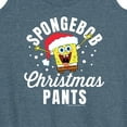 thumbnail image 3 of SpongeBob SquarePants - Christmas Pants - Women's Racerback Tank Top, 3 of 6