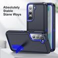 thumbnail image 5 of For Samsung Galaxy S22 Case, Samsung S22 Phone Case with Built in Kickstand, Shockproof/Dustproof/Drop Proof Military Grade Protective Cover for Galaxy S22 5G 6.1 inch (Black), 5 of 6