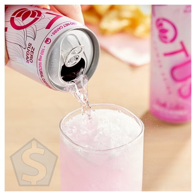 Lotus Plant Energy Zero Sugar Pink Lotus Plant Power Energy Drink 12 fl. oz. - 12/Case