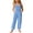 P244 Blue, variant on Tfken Girls Jumpsuit Summer Sleeveless Polka Dot Graphic Comfy Casual Jumpsuit With Pockets Soft Daily Wear Kids Classic Clothes Size 5-6 Years Black