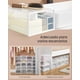 thumbnail image 4 of Cajas para Zapatos, Organizador de Zapatos de Plástico, Juego de 12, para Zapatos hasta 43, Transparente y Blanco Nube, 4 of 6