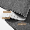 thumbnail image 6 of Noahas Soft Low Pile Rug Modern Area Rugs for Bedroom Living Room,Suitable for Boys Girls Teenagers and Adults with Super Soft Touch , Black Grey , 6' x 9', 6 of 8