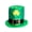 D, variant on Yihuala Green Leprechaun Hat Patrick Day Hat Irish Leprechaun Hat Green Top Hat St Patricks Party Hat Shamrock Hat