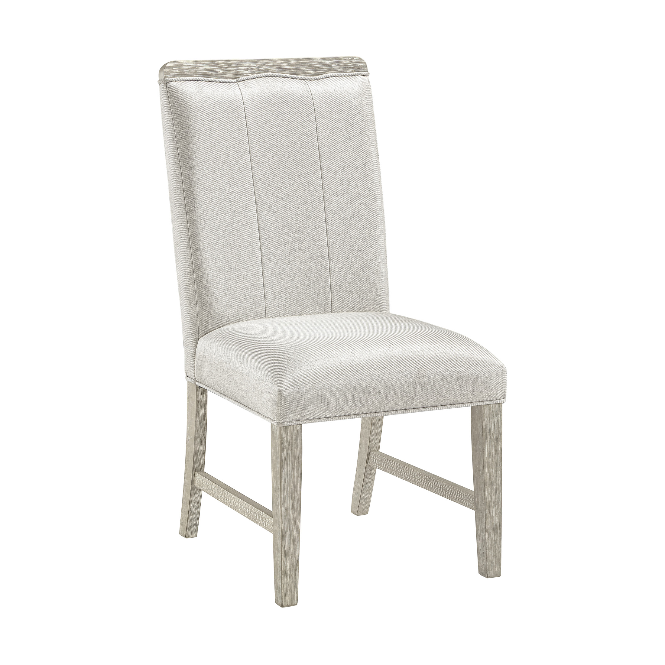 OakvillePark Vellum Modern Textured Fabric Dining Chairs, Beige (Set of 2)