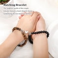 thumbnail image 3 of ZheElen Couple Bracelets With High Elasticity Rope Comfortable features a heart-shaped charm, For Most Wrist Sizes Flexible But Not Loose, 3 of 6