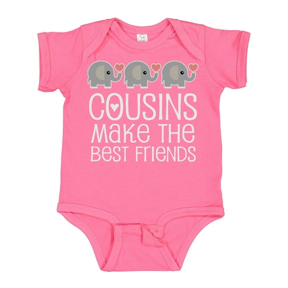 Inktastic Cousins Make the Best Friends Boys or Girls Baby Bodysuit