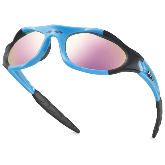 Youth Sports Polarized Sunglasses for Boys Kids Teens Age 8-16 Baseball Cycling Running Glasses