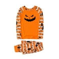 thumbnail image 3 of Shldybc Halloween Pajamas for Family for Women/Men Halloween Holiday Pjs Matching Sets 2-Piece Sleepwear Jumpsuit Spiderweb Ghosts Pumpkin Skeleton Top and Pants Outfit Home wear - Winter Clearance, 3 of 4