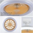 thumbnail image 3 of Mistaha Ceiling Fan with LED Light E27, Switch Adjustable Modern Ceiling Fan Three Speed, Hidden, 3 of 7
