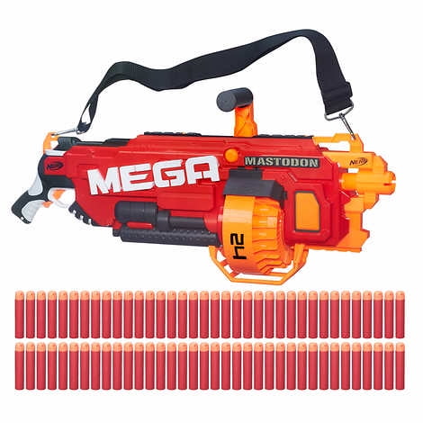 【NERF】ナーフMEGAシリーズ　マストドン Nerf N-Strike Mega Mastodon Mega Blaster and 72 Mega Darts